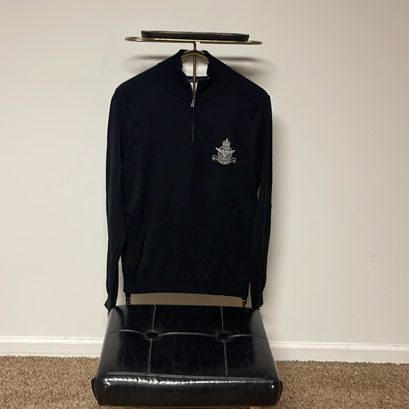 SAMPLE Express half zip high neck collar sweater - Picture 2 of 8